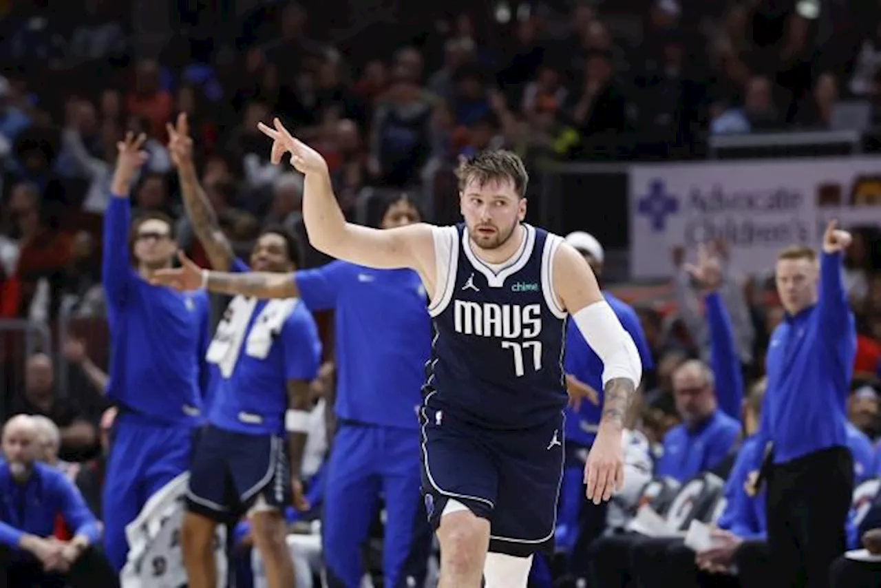 Luka Doncic toujours plus irrésistible avec Dallas en NBA