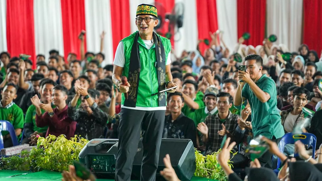 Sandiaga Uno: Dari Data Kita, PPP Sudah Melampaui Ambang Batas 4 Persen