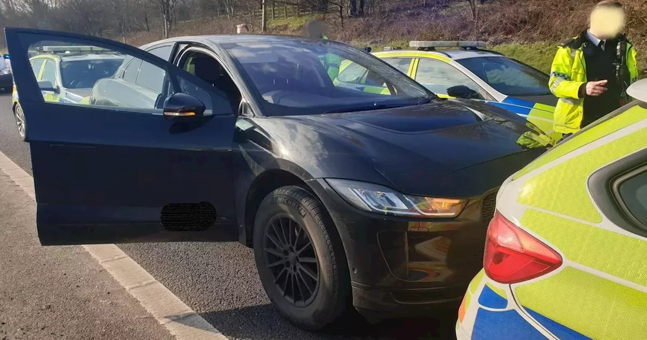 Arrest made after Jaguar electric car brakes 'failed' in M62 horror