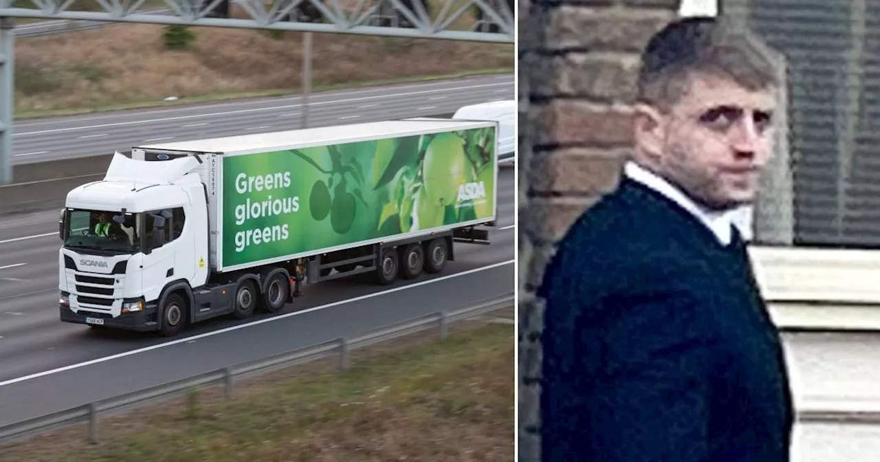 Man smashed up Asda lorry with crowbar after getting stuck in traffic