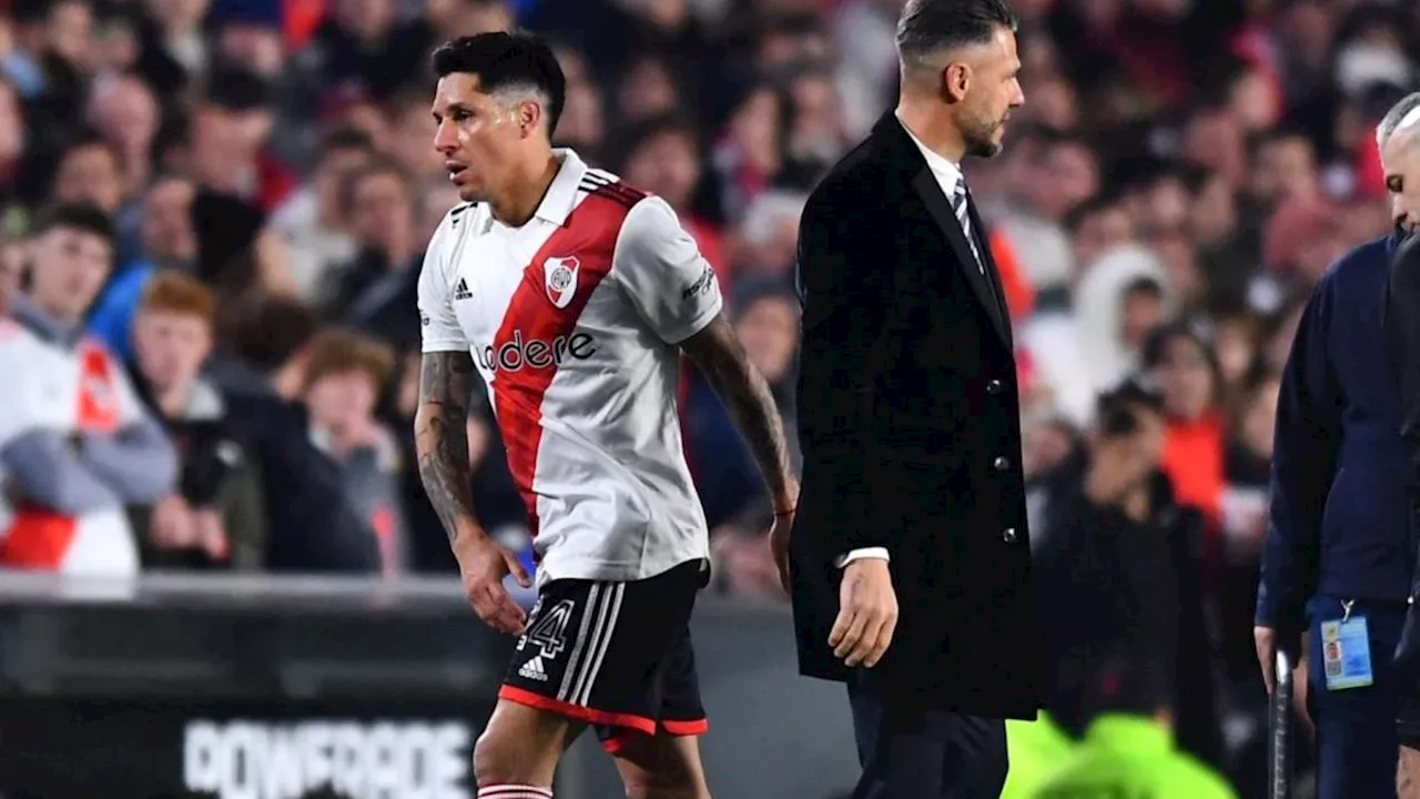 River vs. Estudiantes en más que una final: el cruce Enzo Pérez y Martín Demichelis