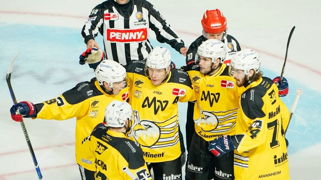 Berlin wartet: Adler Mannheim zieht ins Viertelfinale ein