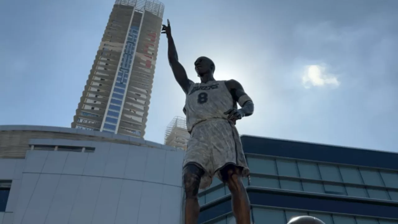 Kobe Bryant may have chased perfection, but his statue has imperfections