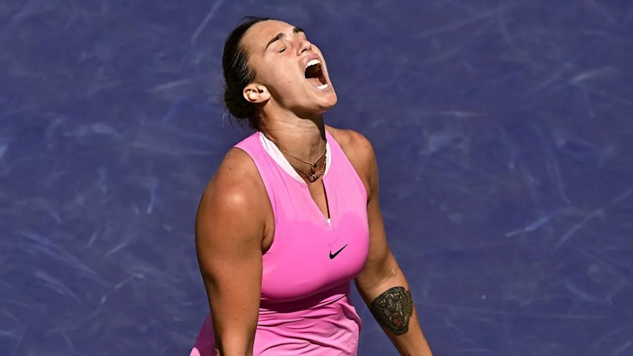 Australian Open-kampioene Sabalenka blaast aftocht in Indian Wells