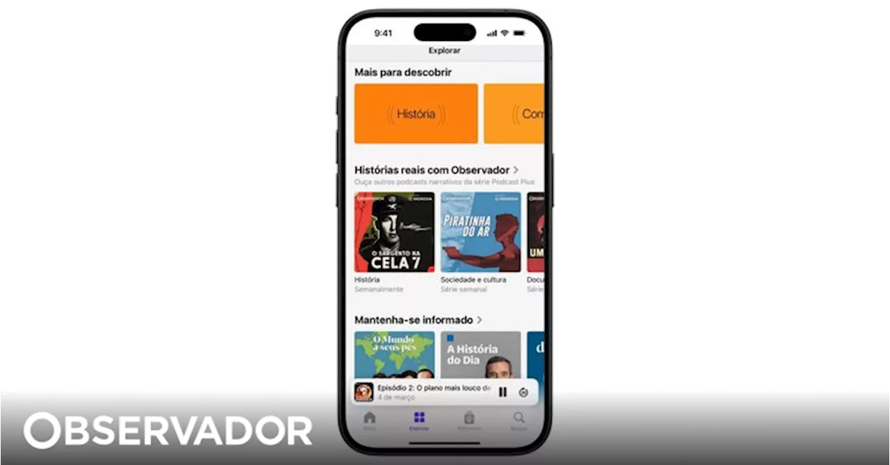 Apple Podcasts destaca podcats narrativos do Observador em nova playlist especial