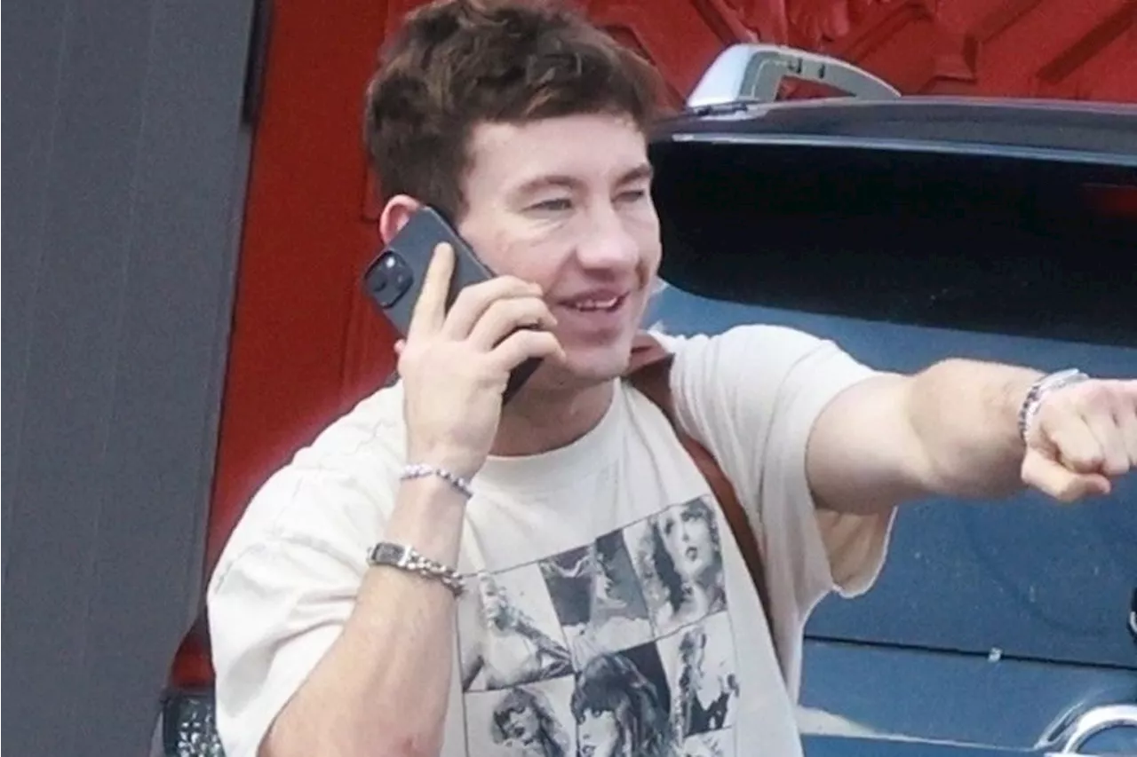 Barry Keoghan Wears Taylor Swift Eras Tour Merch During Outing with Sabrina Carpenter