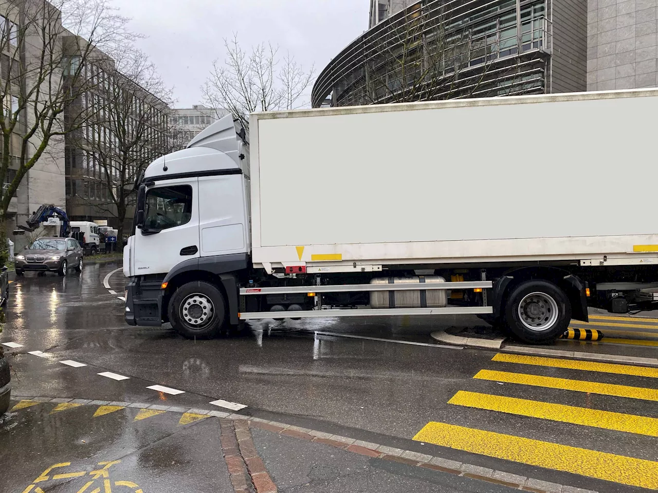 Verkehrsunfall in der Zuger Innenstadt