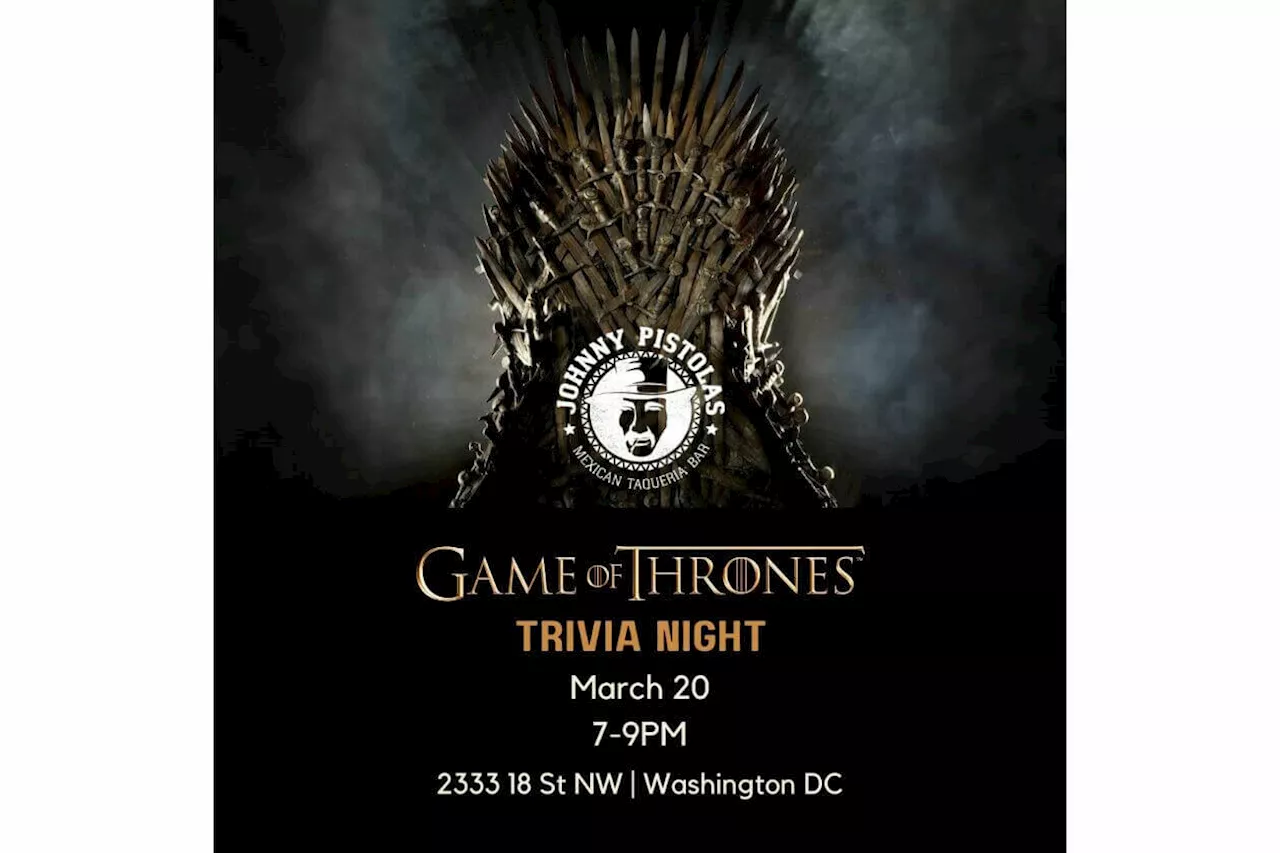 Game of Thrones Trivia Night at Johnny Pistolas