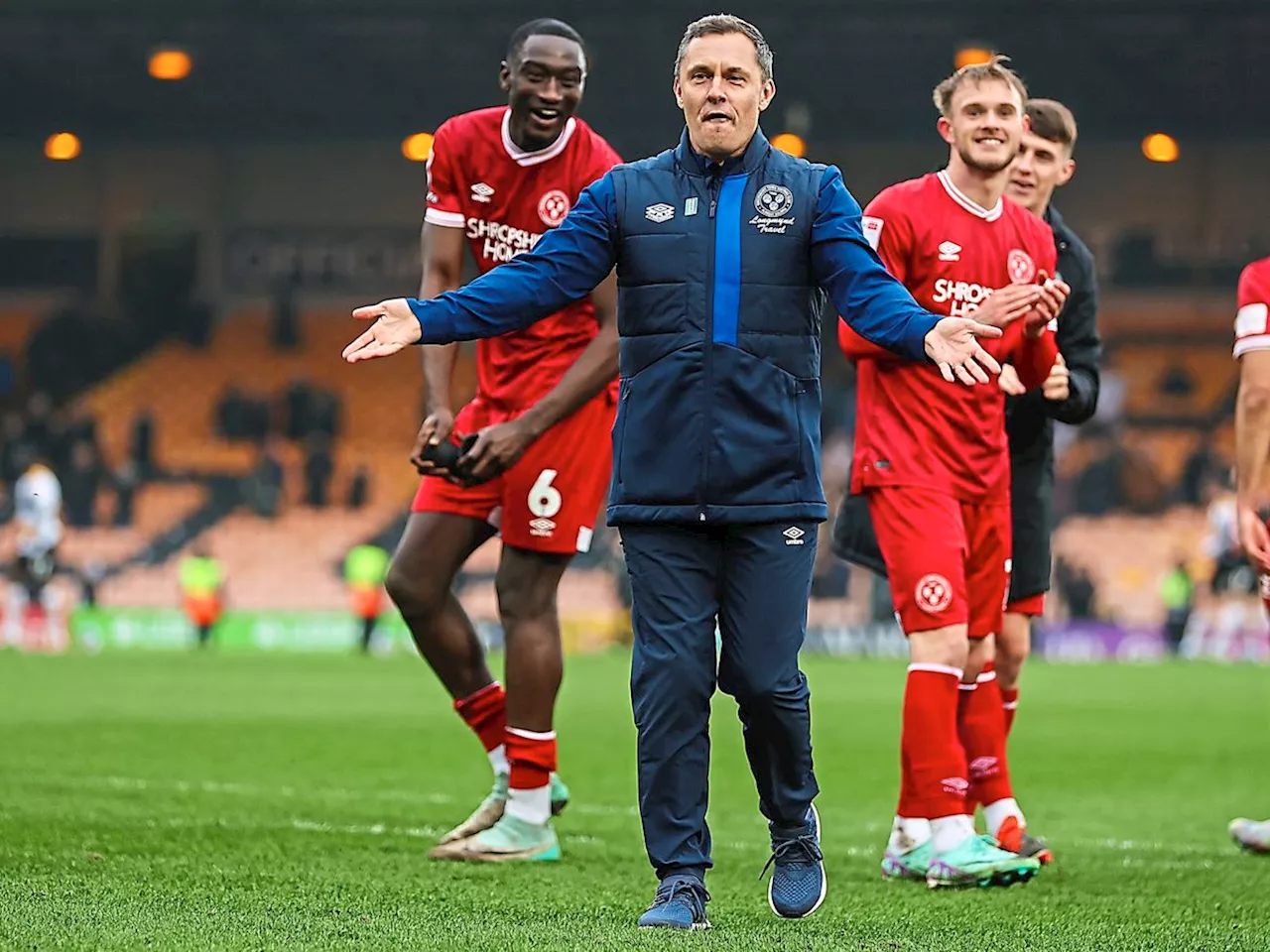 Shrewsbury boss Paul Hurst on why job title change is bringing its benefits