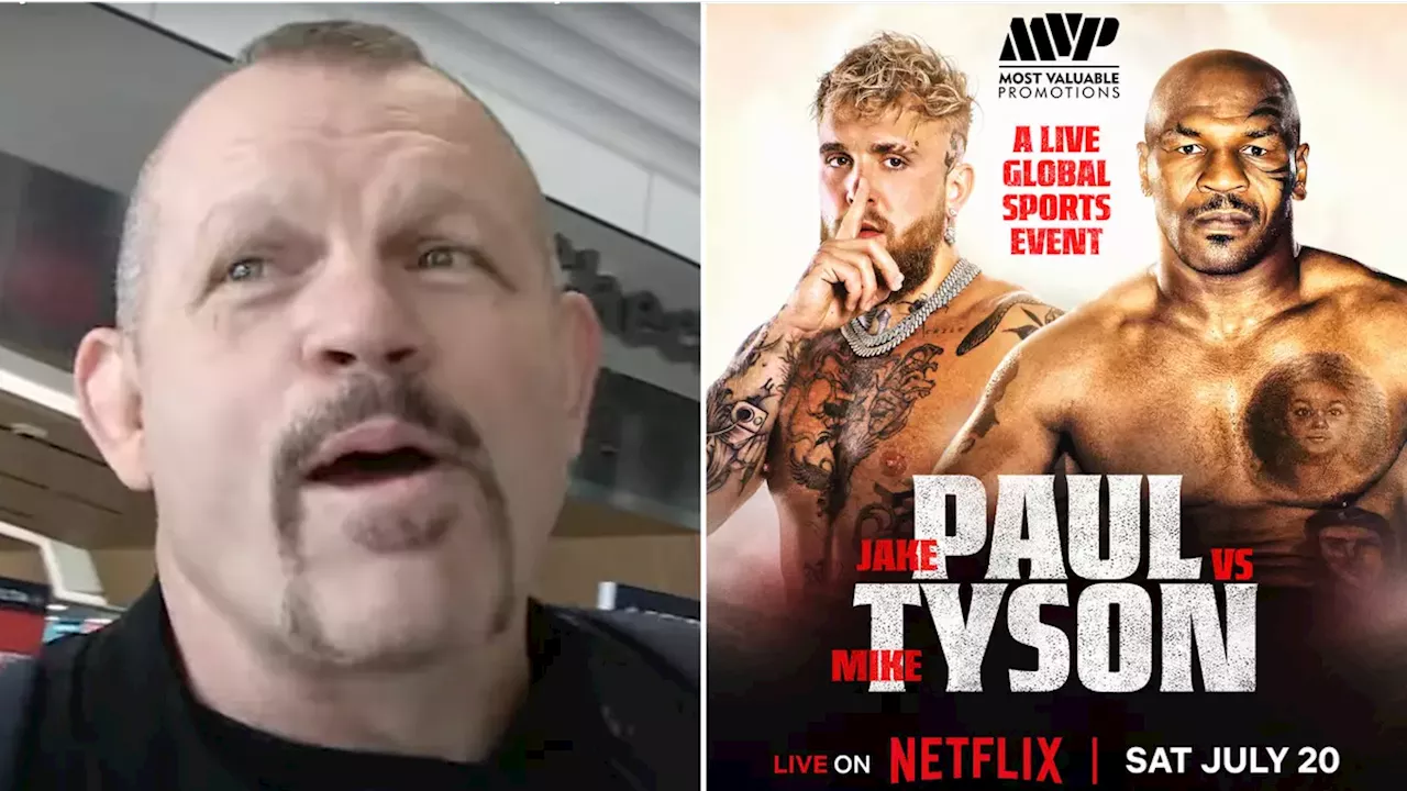 UFC legend Chuck Liddell predicts exactly how Mike Tyson vs Jake Paul fight will end