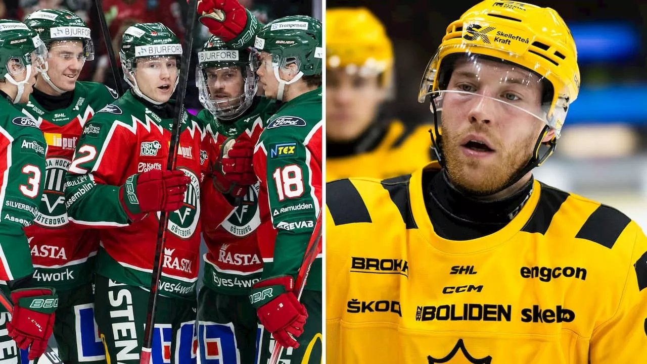 Frölunda vann mot Skellefteå i sista omgången