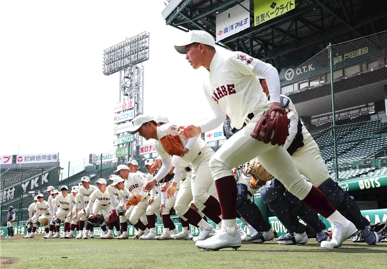 【センバツ】田辺が甲子園練習も緊急事態 ３人体調不良で欠席・・・仕事を休んでＯＢ９人が聖地に駆けつけた