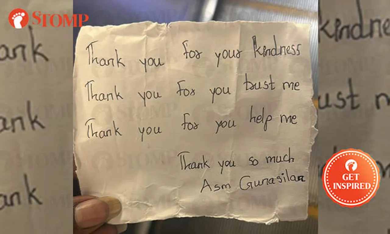 Kind-hearted MRT worker helps passenger in need