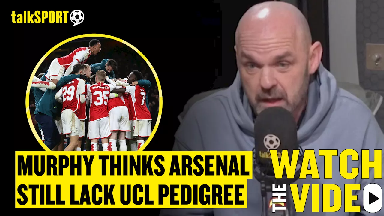 Danny Murphy believes Arsenal showed they don't have Champions League pedigree