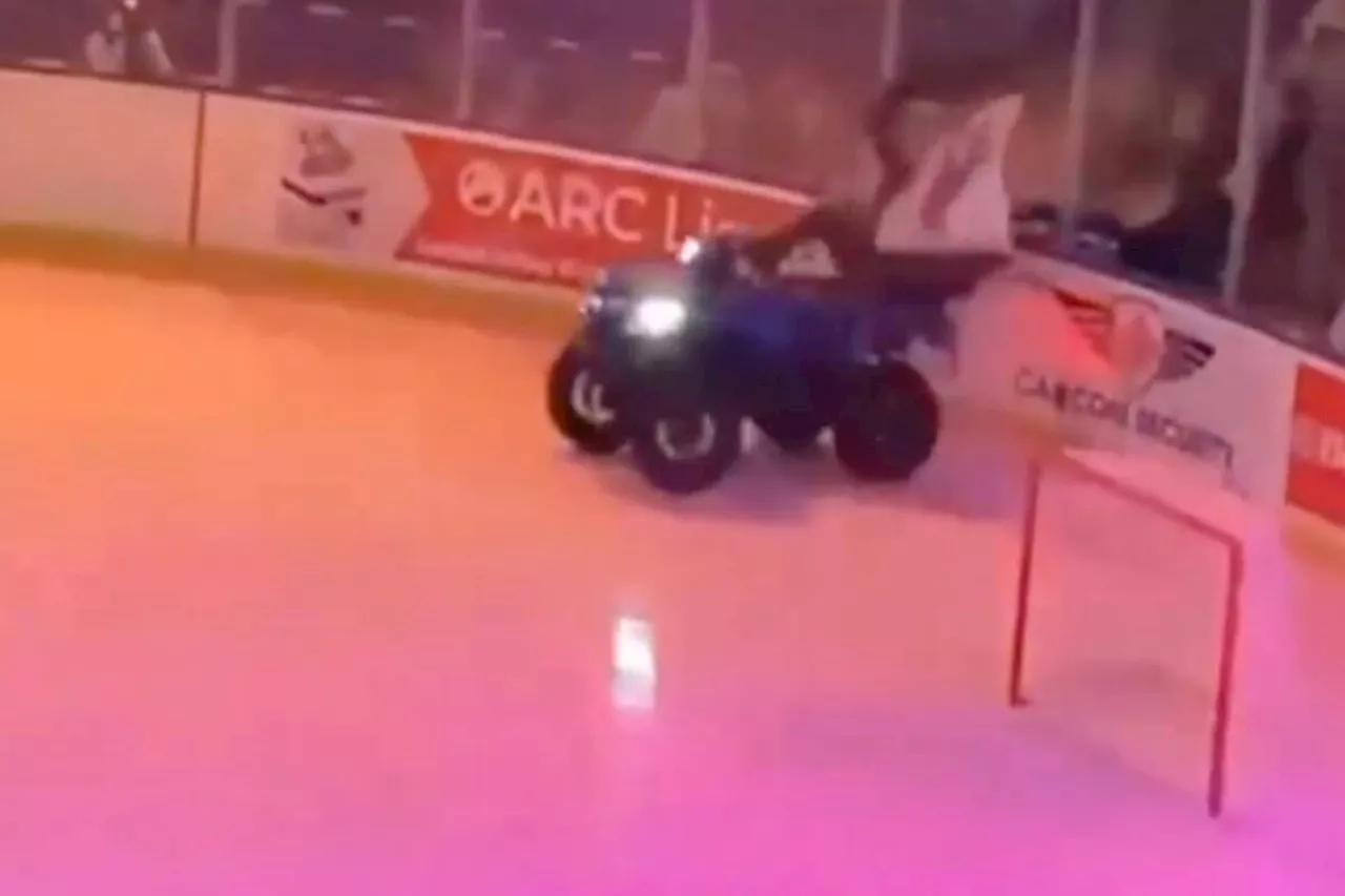 Kelowna Rockets’ mascot goes viral after quad crash on ice