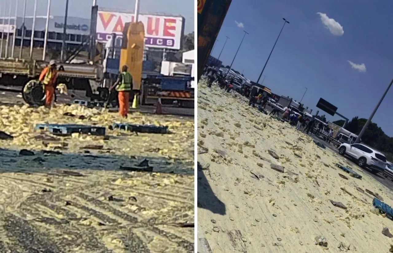 Mayonnaise Spill Causes Highway Chaos in South Africa