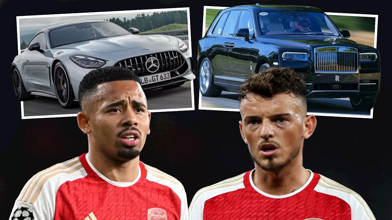 Arsenal stars and their cars, from Bukayo Saka’s £190K Mercedes G63 AMG to Ben White’s £300k Rolls-Royce Cu...