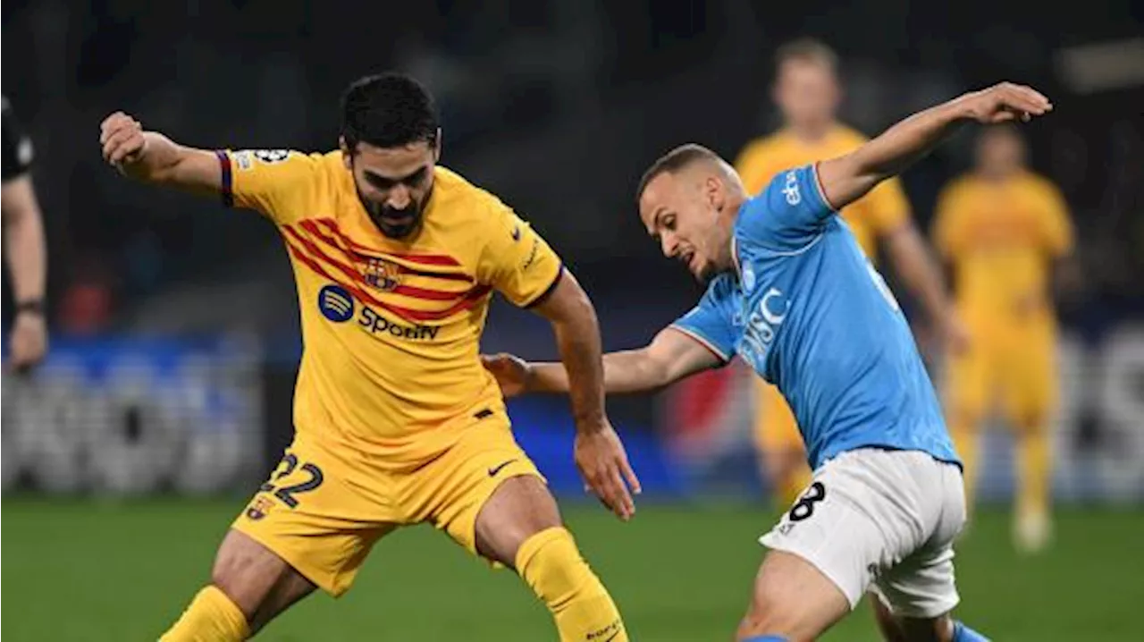 Barcellona, Gundogan dopo il 3-1 al Napoli: 'Quarti di finale meritati nei 180 minuti'