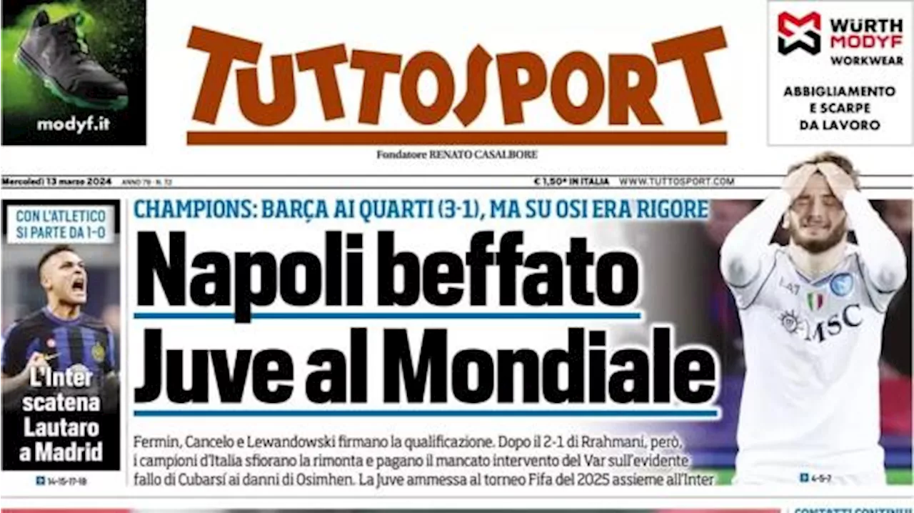 Tuttosport in apertura sull'inchiesta per la cessione del club: 'Il Milan rischia grosso'