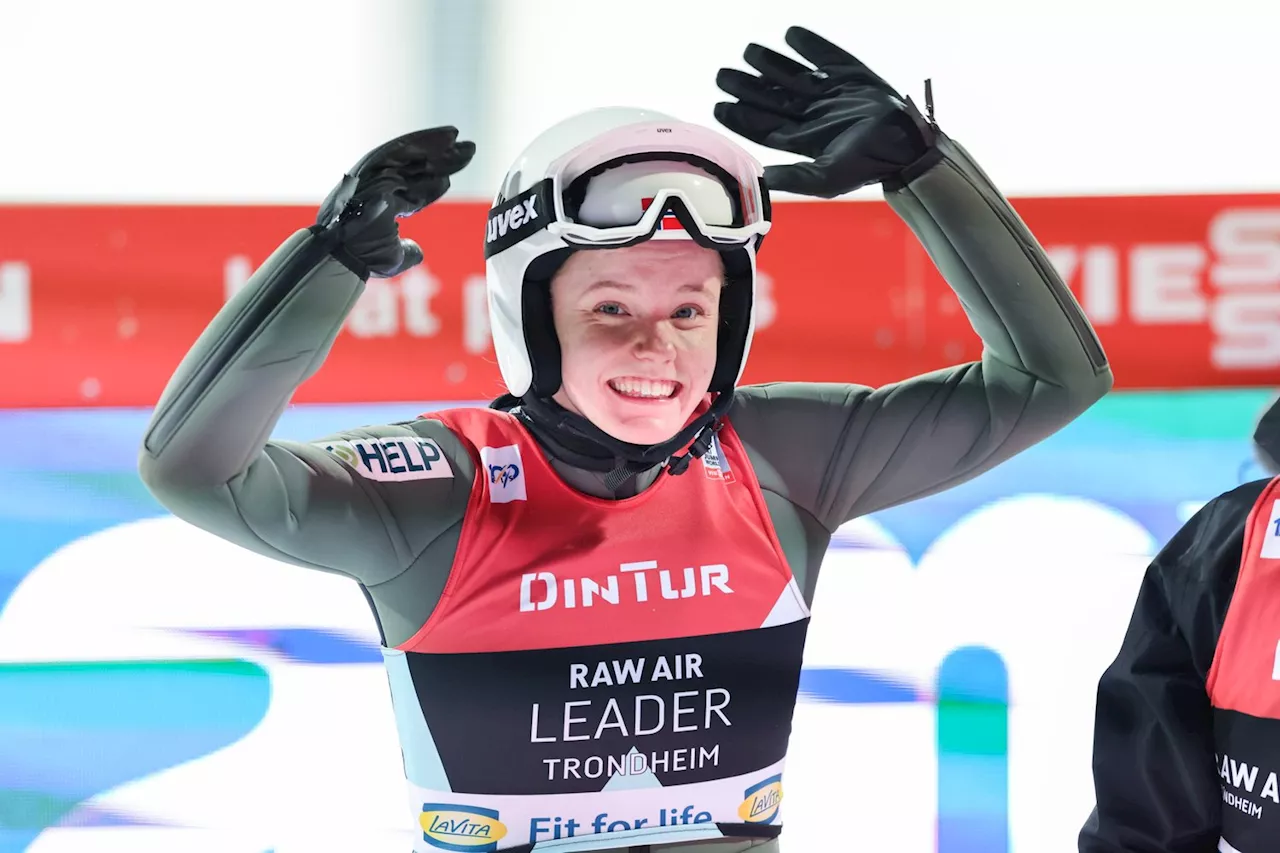 Eirin Maria Kvandal økte ledelsen i Raw Air kraftig med superhopp i Granåsen