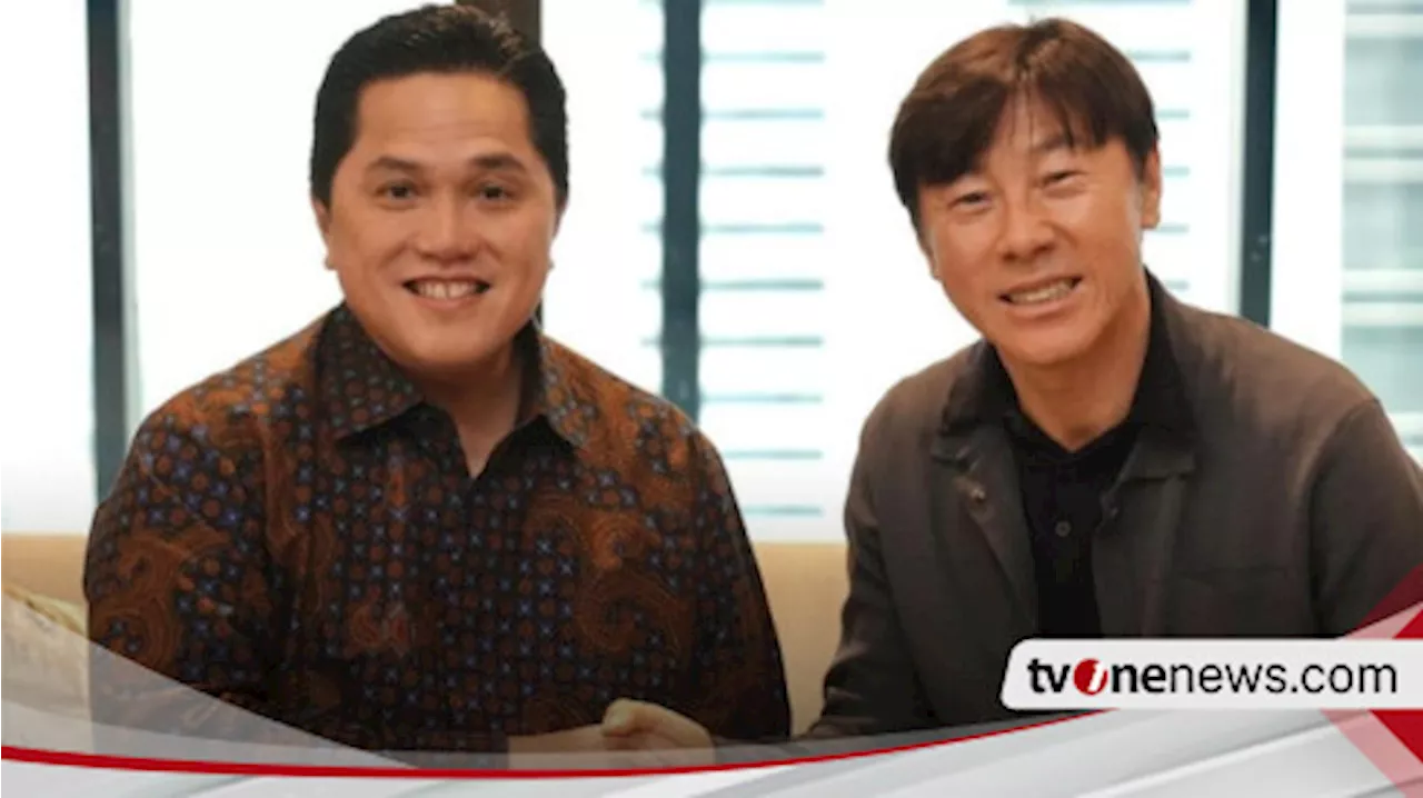 Erick Thohir dan Shin Tae-yong Adakan Pertemuan Menjelang Laga Timnas Indonesia Vs Vietnam, Bahas Apa?