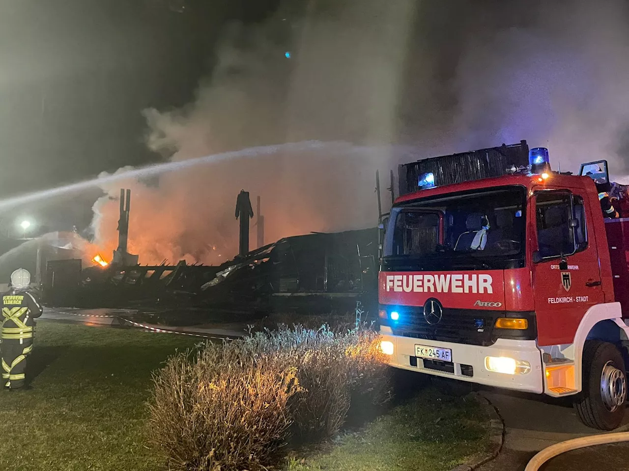 Großbrand in Feldkirch