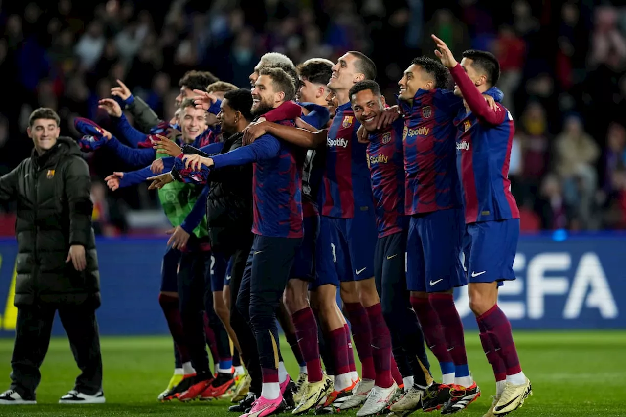 Barcelona derrotó 3-1 al Napoli y clasificó a los cuartos de final de la Champions League