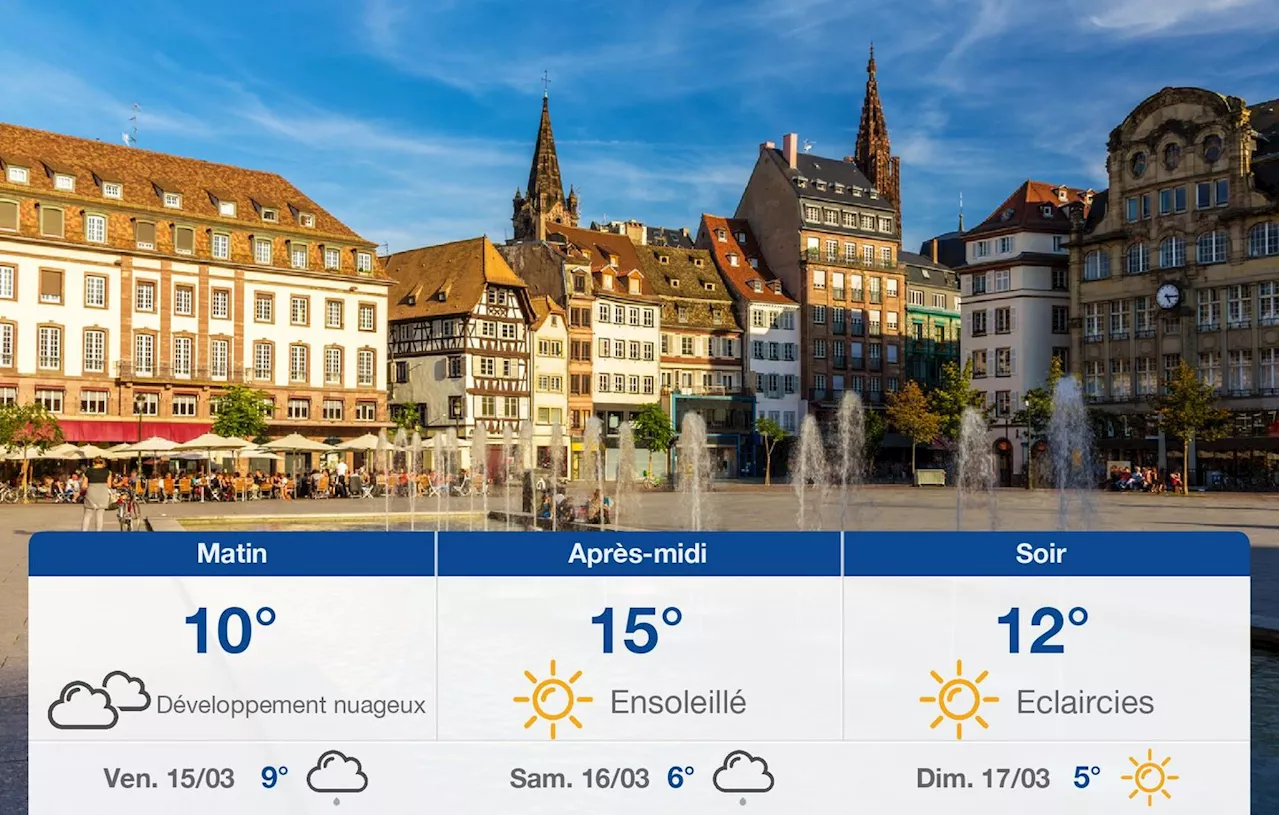 Météo Strasbourg: prévisions du jeudi 14 mars 2024