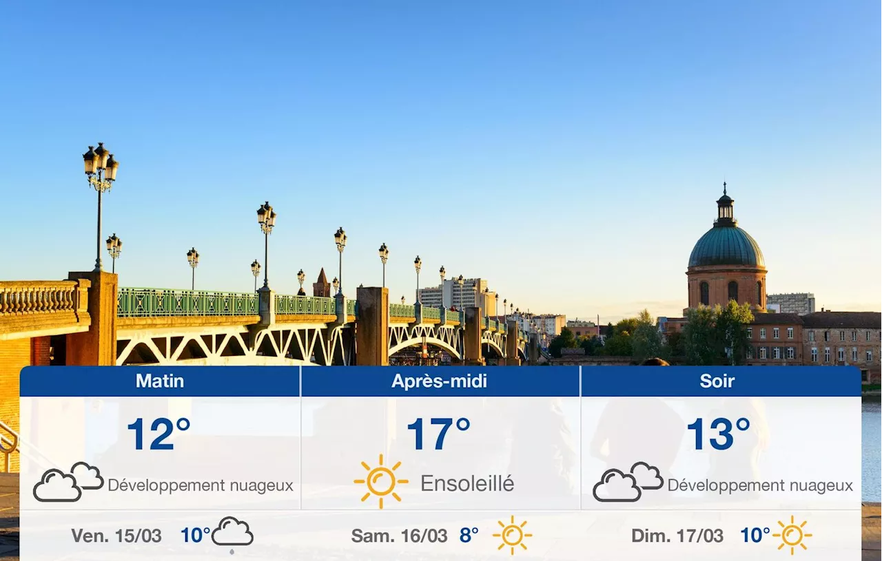 Météo Toulouse: prévisions du jeudi 14 mars 2024