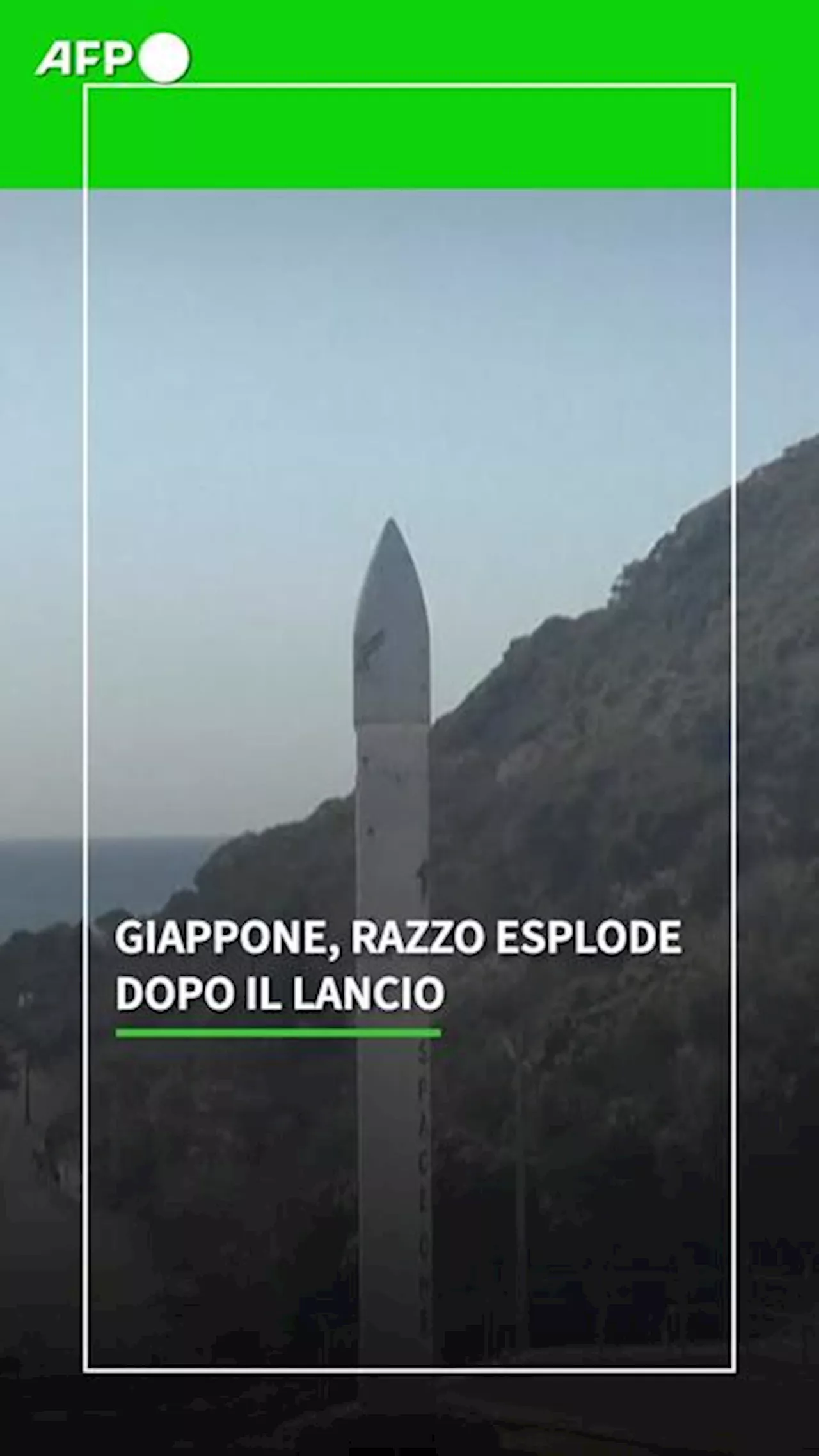 Giappone, razzo privato esplode dopo il lancio