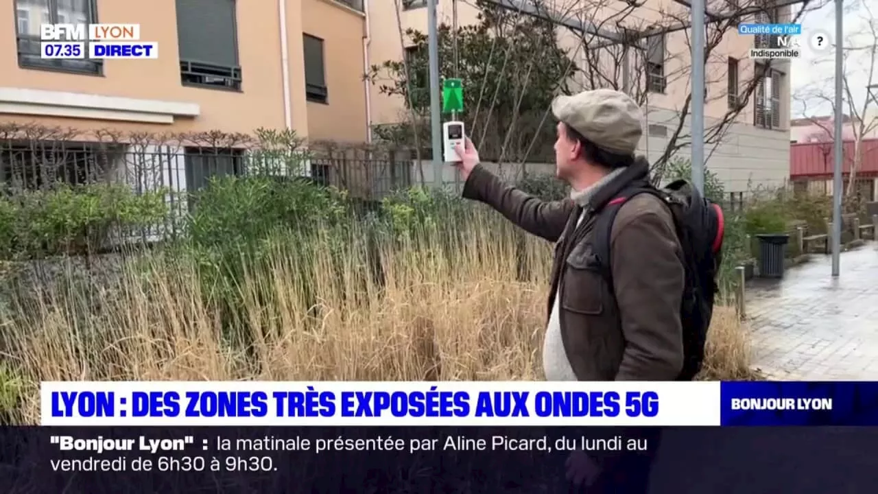 Lyon: une association s'inquiète de l'exposition aux ondes 5G