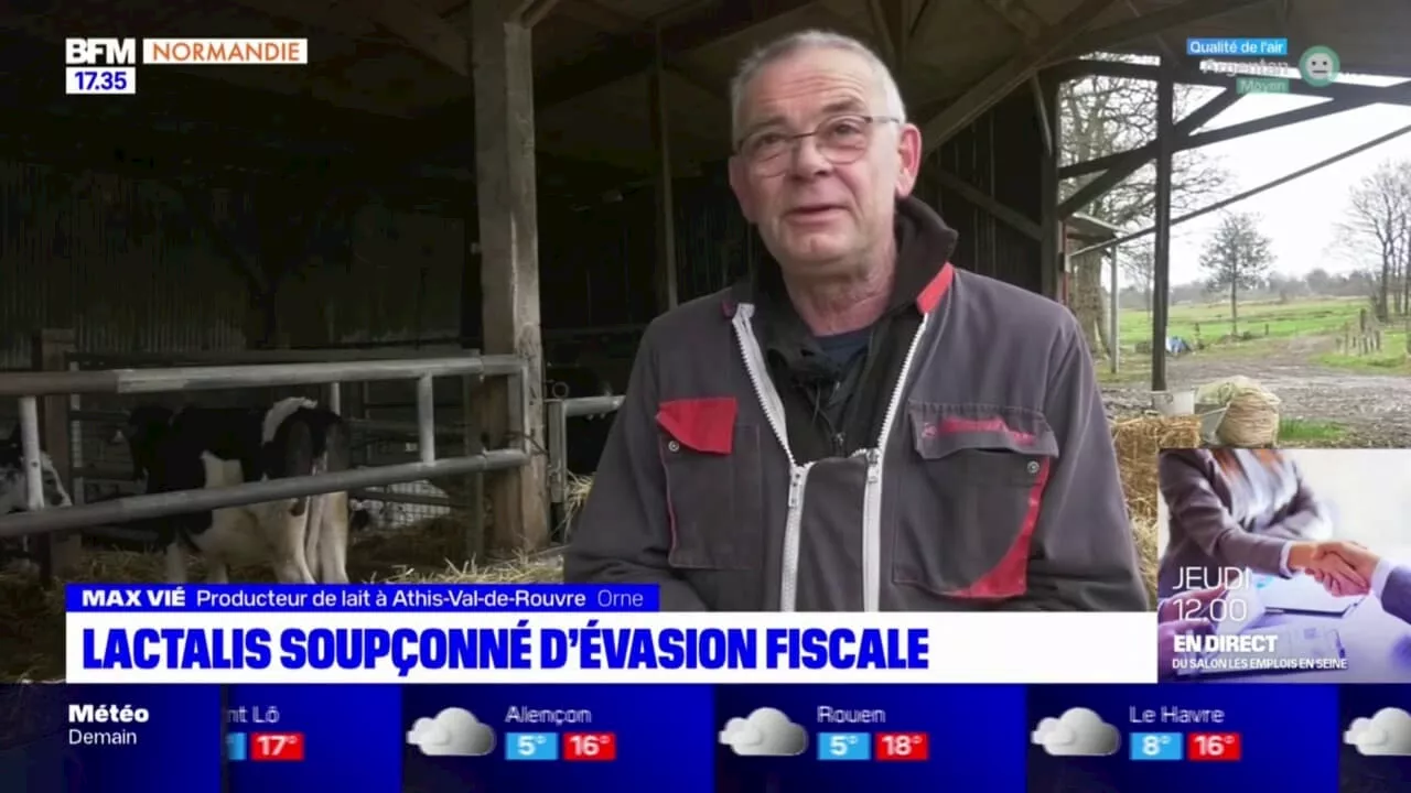 Orne: Lactalis soupçonné d'évasion fiscale, un agriculteur se dit 'pas surpris'