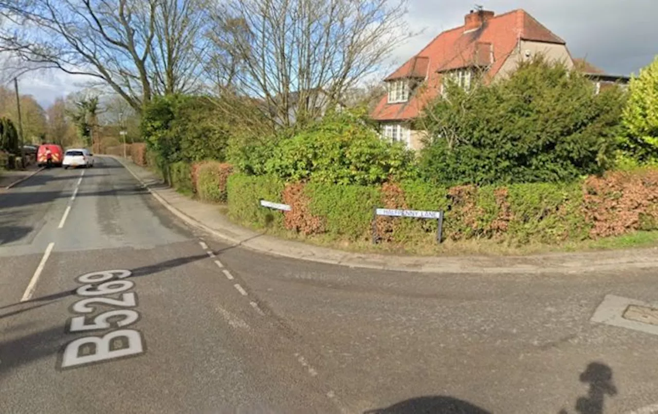 Man in his 20s in hospital after crashing into parked car at Longridge junction