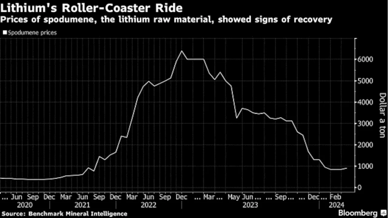 Australian Miner Sells Lithium Before Auction as Prices Rise