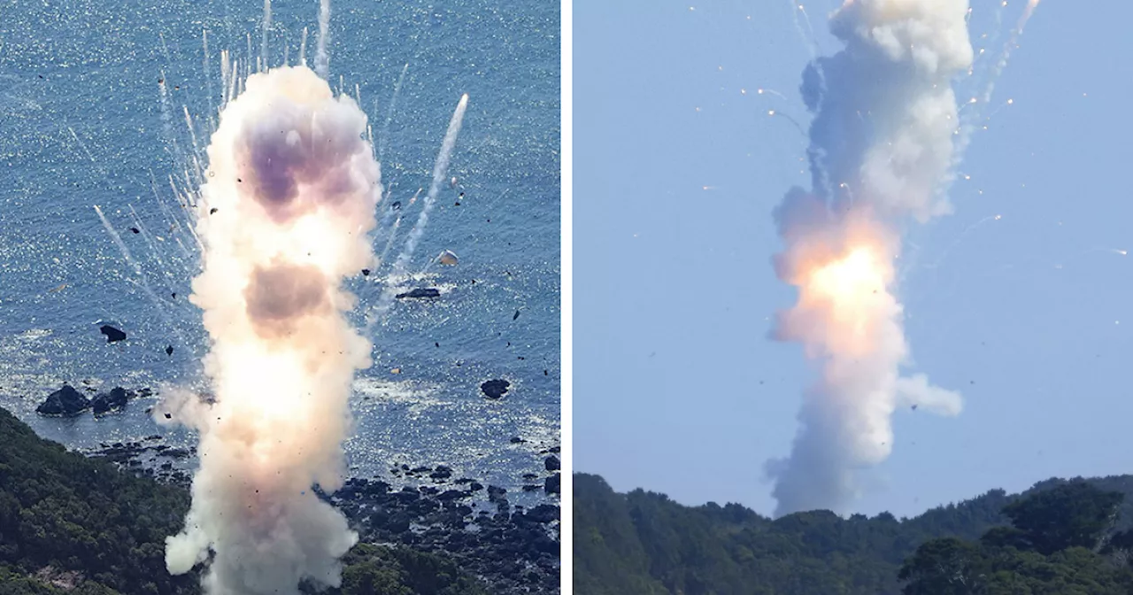 Japanese Rocket Explodes Seconds After Launch