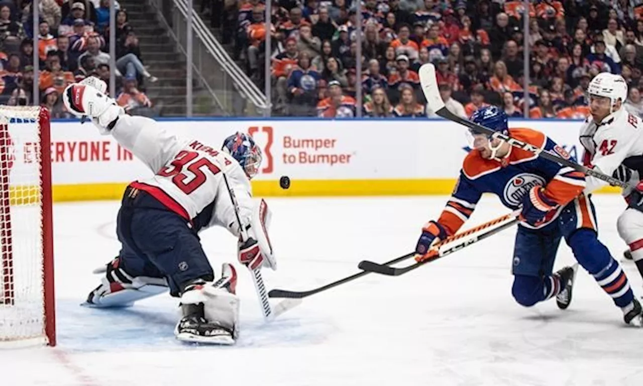 Zach Hyman has natural hat trick as Edmonton Oilers rock Washington Capitals 7-2