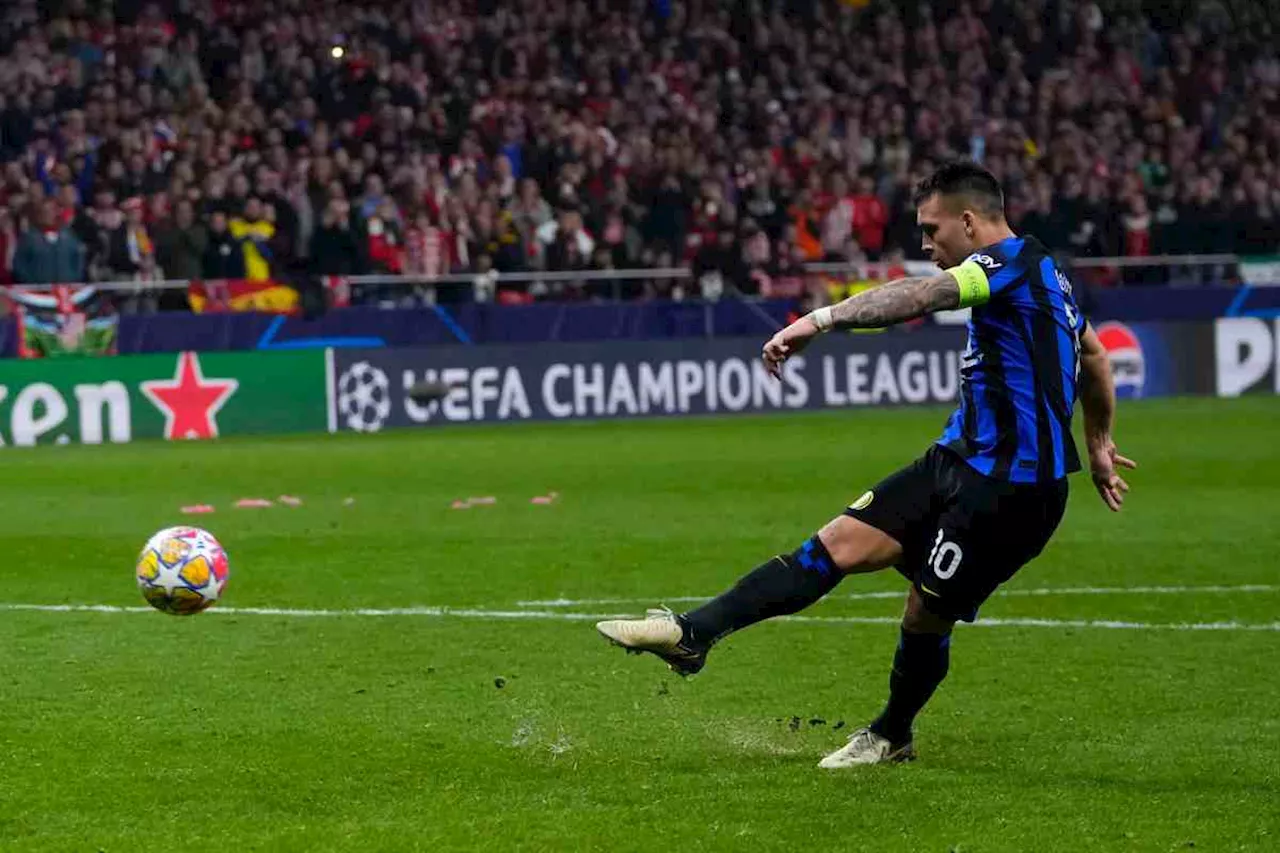 PAGELLE E TABELLINO Atletico-Inter 3-2 d.c.r.: Lautaro, dischetto fatale. Mkhitaryan sbaglia troppo, Depay indemoniato