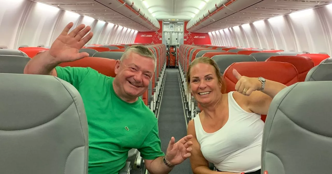 Lucky Couple Gets "Private Jet" Treatment on Their Way Home from Holiday