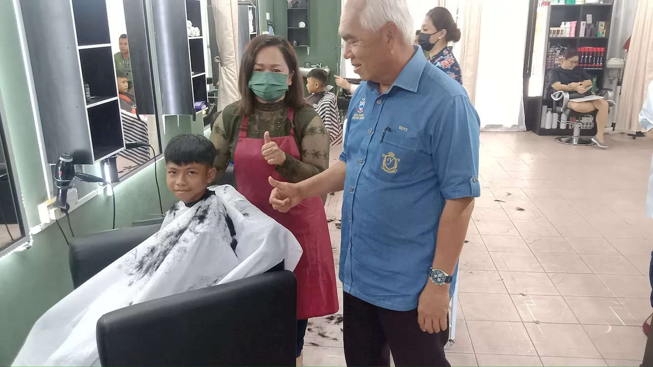 Free haircut for over 650 students in Sipitang