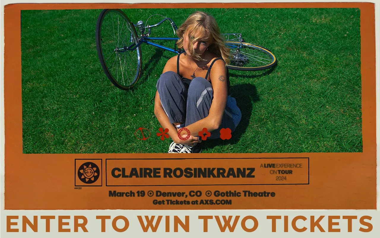 Enter to Win Two Tickets to Claire Rosinkranz at the Gothic Theatre on March 19!