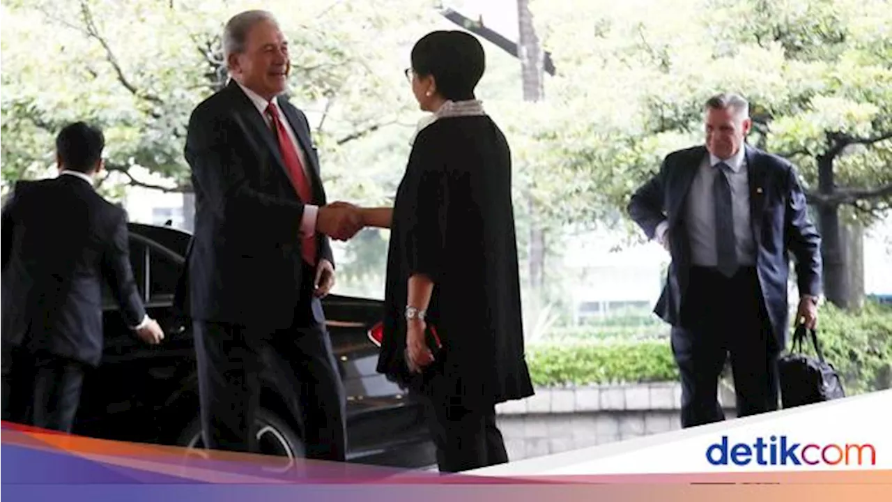 Momen Menlu Retno-Menlu Selandia Baru Bahas Kerja Sama Ekonomi