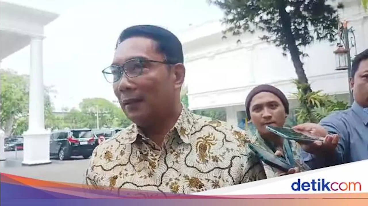 Ridwan Kamil Ungkap Isi Curhat Jokowi soal Istana Merdeka