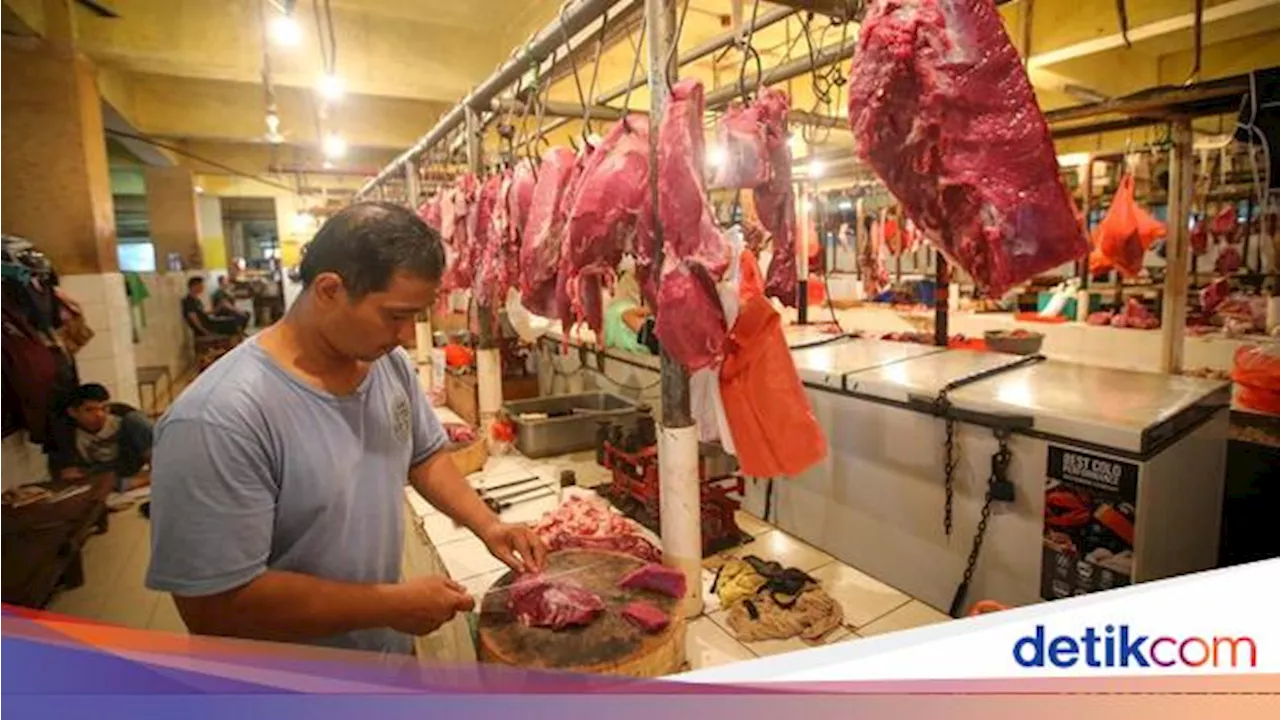 Stok Daging Sapi Dipastikan Aman, Begini Potretnya di Pasar Kebayoran