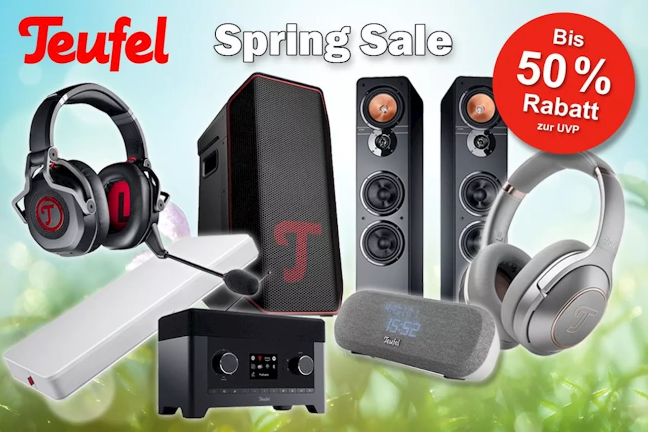 Teufel Spring Sale mit Mega Audio Rabatten: Bis zu 50% auf Premium Audio Deals sparen erleben