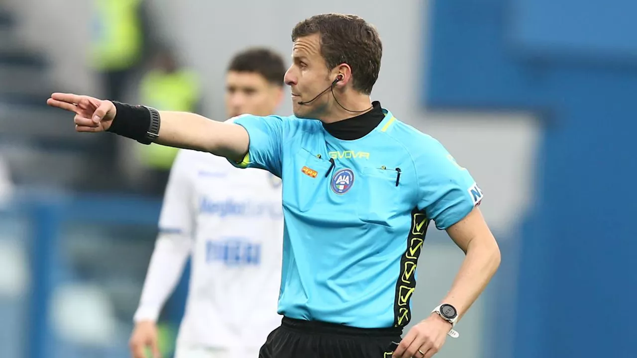 Gli arbitri per la 29ª: Inter-Napoli a La Penna. A Sacchi Atalanta-Fiorentina