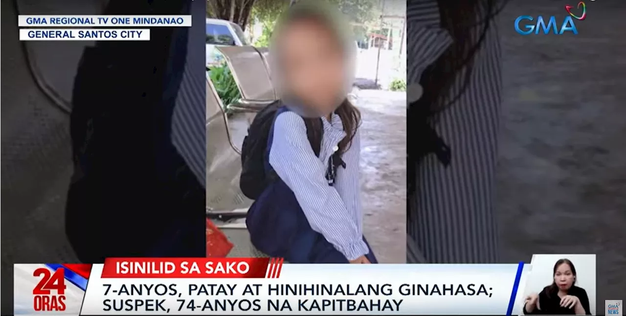 Seven-Year Old Girl Found Dead Inside Sack in General Santos City