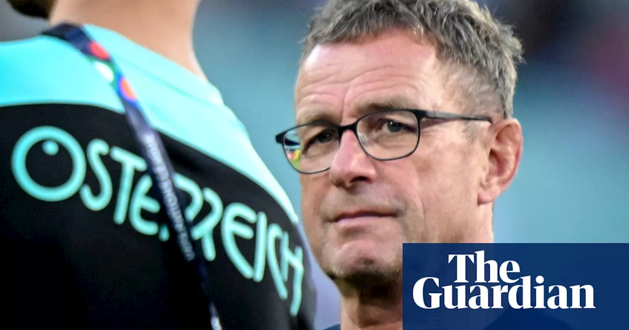 Austria coach Ralf Rangnick drops three players for homophobic chanting