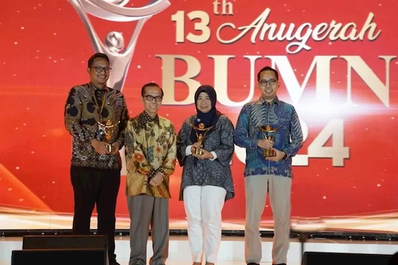 Komitmen Dukung UMKM, Taspen Diganjar Penghargaan Anugerah BUMN 2024