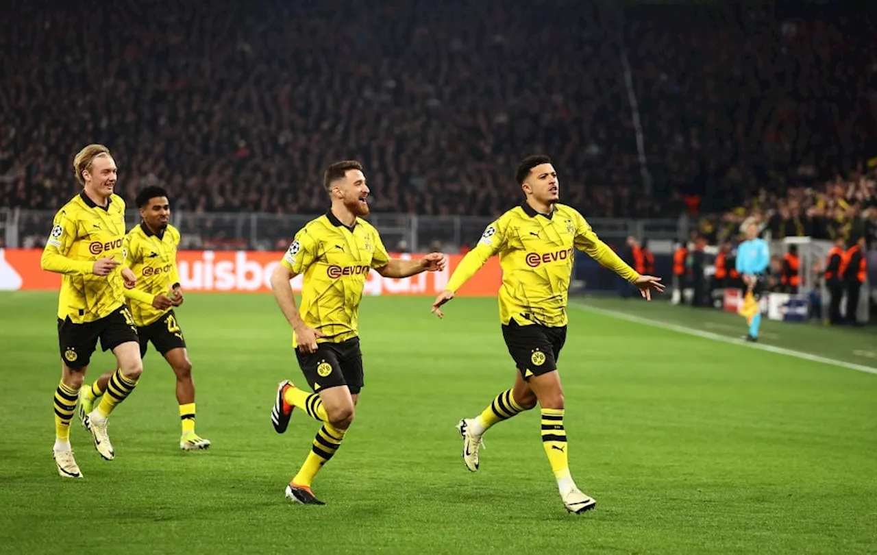 Sancho helps Dortmund complete UCL last 8 line-up