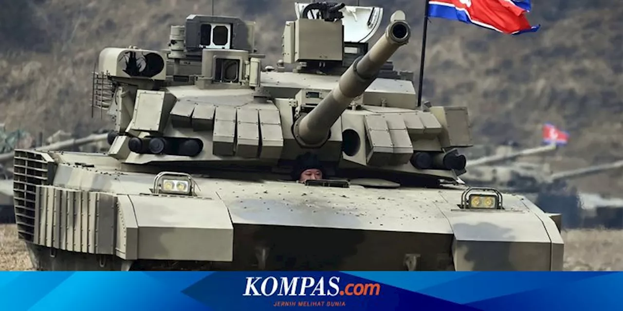 Ikut Latihan Perang, Kim Jong Un Kendarai Sendiri Tank Barunya